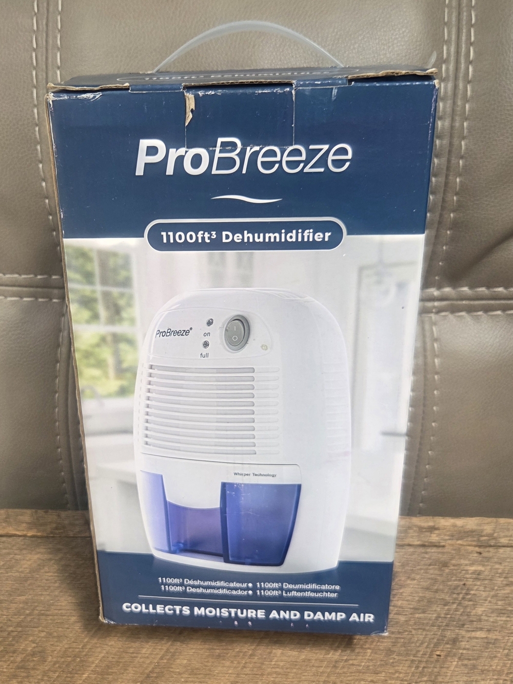 ProBreeze 1100 ft³ Dehumidifier - White with Blue Tank ~ 1G